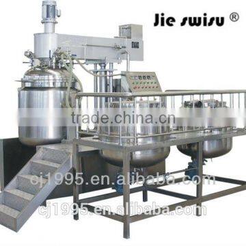semi-automatic 350L milk vacuum emulsifying mixer