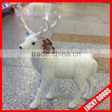 wholesale decorative white reindeer for home decoration