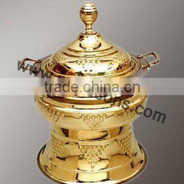 Fancy Handmade Chafing Dish for Sale | Top Quality New Design Chafing Dish | Brass Plated Chafing Dish photo-2