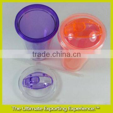 double wall Suction nozzle cup, double wall straw cup,double wall silicone Suction nozzle straw cup