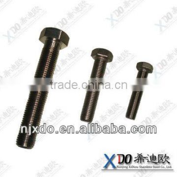 hastelloyc22 uns n6022 2.4602 din931 M30 hex head tap bolts