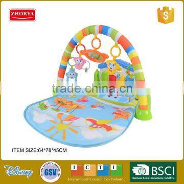 Zhorya piano baby gym baby play mats toys kids Mattress with 5 baby rattles