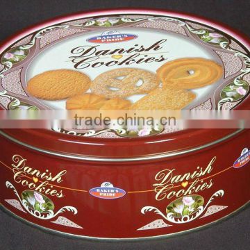 Metal Round Can Tin Cookies /BISCUIT