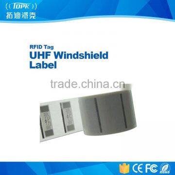 Long Reading Distance UHF Windshield Tag for Parking Management