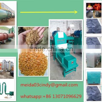 Extruder Type BBQ wood charcoal press machine corn stalk briquette charcoal making machine