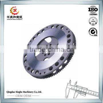 OEM disign steel casting industrial flywheel auto parts carbon flywheel