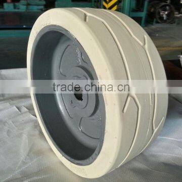 Quick Delivery Factory Solid White Wall Tyre for Lifting Platform photo-3
