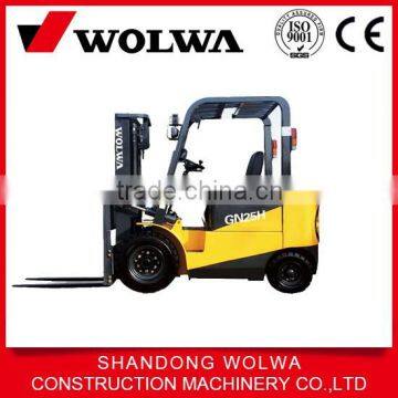 china 2.5 ton rated capacity electric forklift for sale
