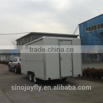 Square Kiosk Catering Van China Mobile Food Cart With Wheels photo-5