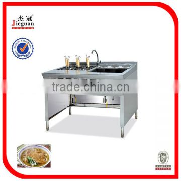 Stainless steel Gas Pasta cooker with bain marie