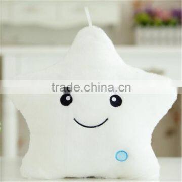 Christmas Decorative Home Sofa Party Decor Toys Gift Plush Colorful Star Shape LED Light Star Shape Pillow Cushion photo-2