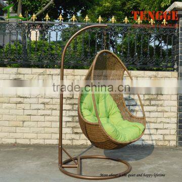 TG-16002 New season round rattan swing chair indoor swing egg chair