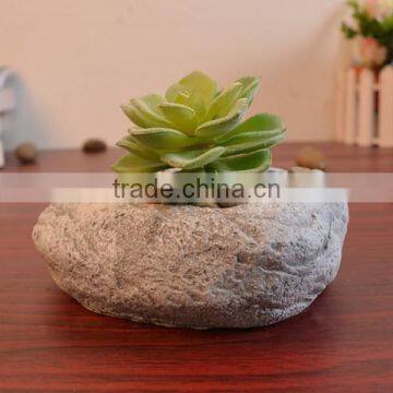 Creative home ornaments garden stone planter pots