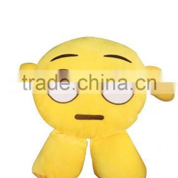 Custom Made Stuffed Cartoon Plush Emoji Pillow photo-4