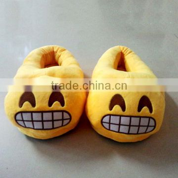 Hot Sale Plush Emoji Winter Slipper For Adults