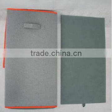 Felt & Non-woven Collapsible Double Laundry Basket photo-3