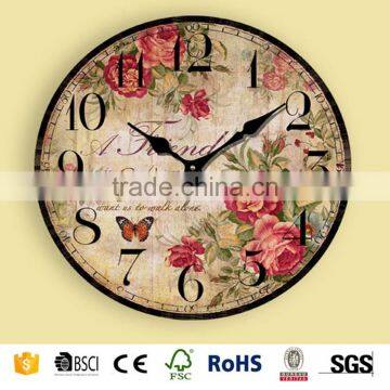 Antique Large Metal Art Wall Clock Wholesale