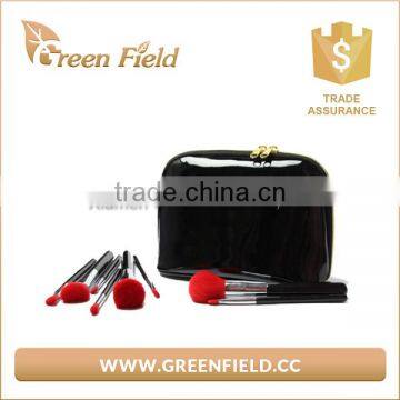 high grade Korean makeup bag black pvc bag