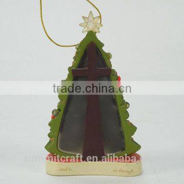 Best Selling Christmas Items Mini Resin Christmas Tree Ornament photo-4
