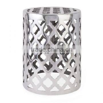 Fully Perforated Metal Stool