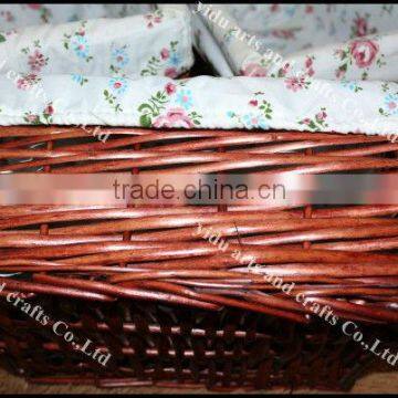 Wicker Basket Woven Storage Basket for Home photo-3