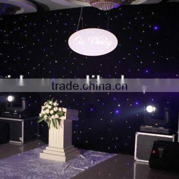 led star curtain stage