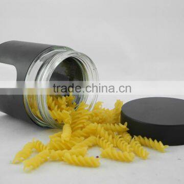 Black Glass Jars for Food With Stianless Steel Lid photo-2