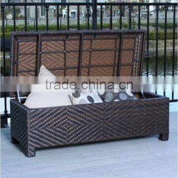 Woven Aluminum Outdoor Furniture Rattan Storage Boxs