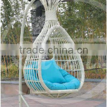 new design outdoor onion shape rattan garden jhula swing chair for adult furniture