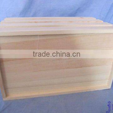 Nature Color Pine Wood Crates Wholesale photo-5
