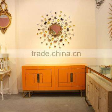 Stainless Steel Bathroom Round Shape Wall Mounted Mirror photo-4