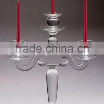 tall white crystal candelabra for sale