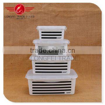 New Item Plastic storage box , Hot selling 3pcs plastic preservation box for sale