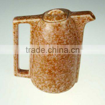 Promotional colorful large custom ceramic kettle