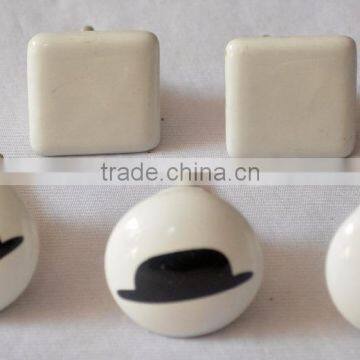 Latest Mix Pattern Hand Painted Ceramic Door Knobs photo-2