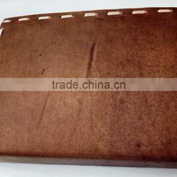 Handmade Vintage Side Stitch Thick Cover Leather Journal photo-3