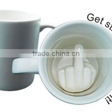 Creative Funny Middle Finger Mug photo-2