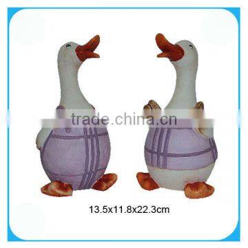 Ceramic garden duck decoration for easter