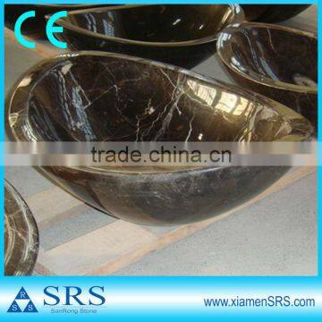 Brown marble hand basin