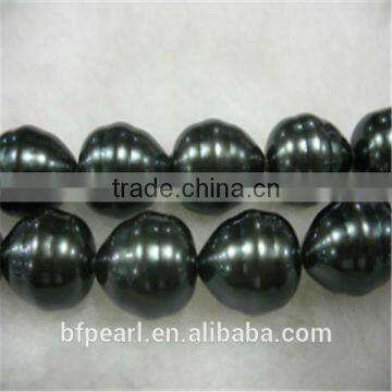 Peacock Teardrop Shaped Pearls Beads in Oyster Shell