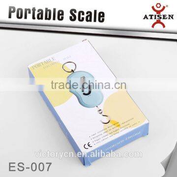 LCD Digital Hanging Luggage Weight Hook Scale Portable 40kg/ 10g Black photo-4