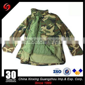 Civilian M65 Field Jacket in Woodland Camouflage Windproof Camo Military Army Uniform photo-2