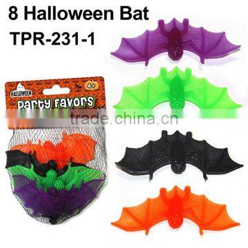 Promotional Colorful Plastic Hlloween Bat Toys