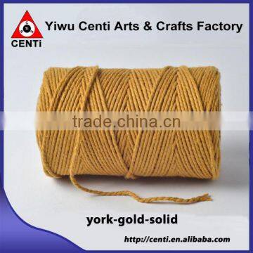 Factory sale york gold solid bakers twine