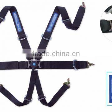 Car Safety Belt,racing seat belts,FIA quality belts, 6 point racing harness safety seat belt
