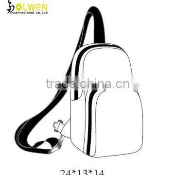 600D polyester single shoulder bag for sport