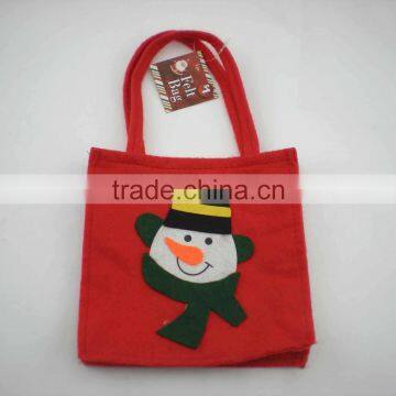 Christmas felt gift bag