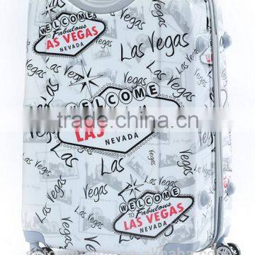 PC Printing Luggage Set Travel Trolley Suitcase Wholesale photo-3