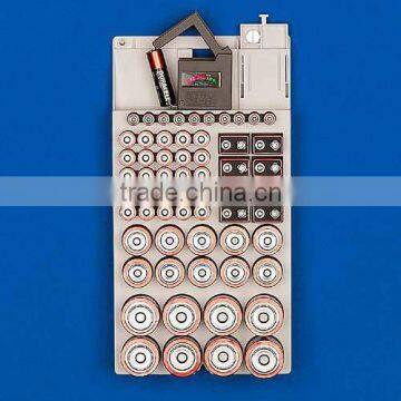 Battery Organizer with Tester/ storage/battery organizer/battery tester