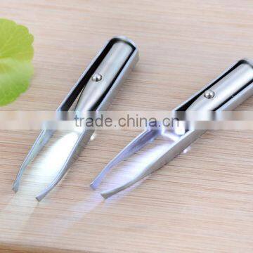 2016 New Arrival LED Lighted Eyebrow Tweezers BZS02 photo-5